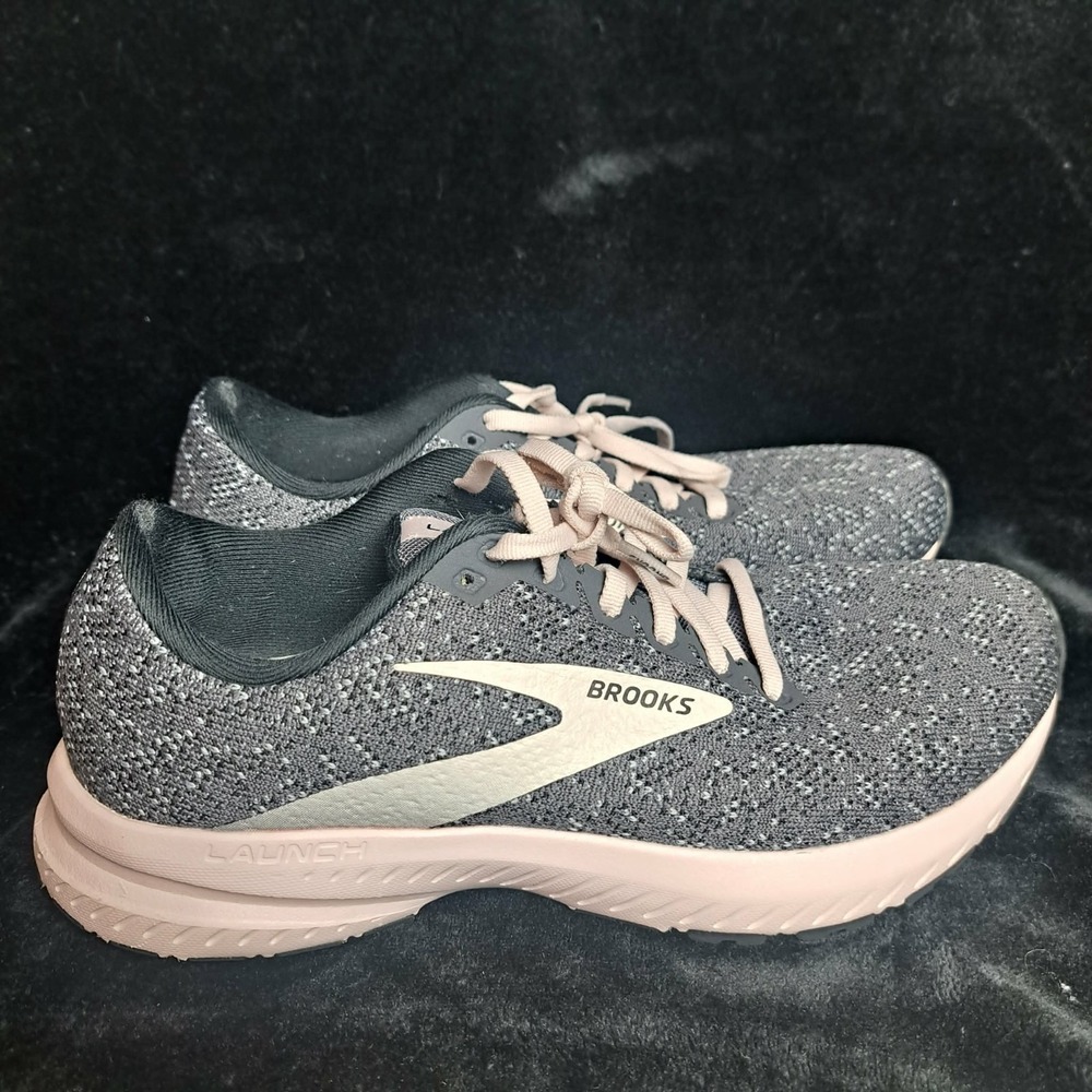 Brooks Launch 7 Running Athletic Shoes Gray/Pink Women's Sz 8.5 US (1203221B062) - Picture 1 of 11